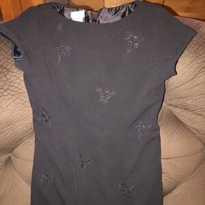 𝅺TALBOTS Kids Big Girls size 10 SS black dress